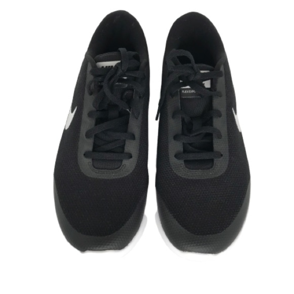 NIKE FLEX EXPERIENCE SZ 9.5 Black Running Trainers - Picture 3 of 8